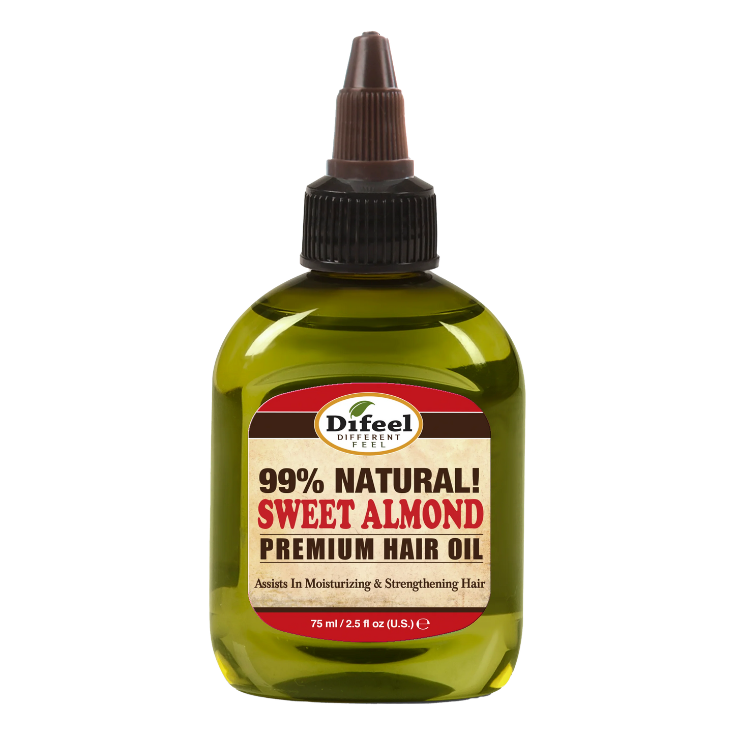 DIFEEL HAIR OIL - Sweet Almond Oil 2.5 OZ