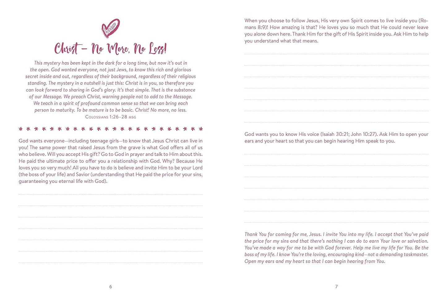 The 5-Minute Prayer Plan for Teen Girls Journal Imitation Leather by Marilee Parrish