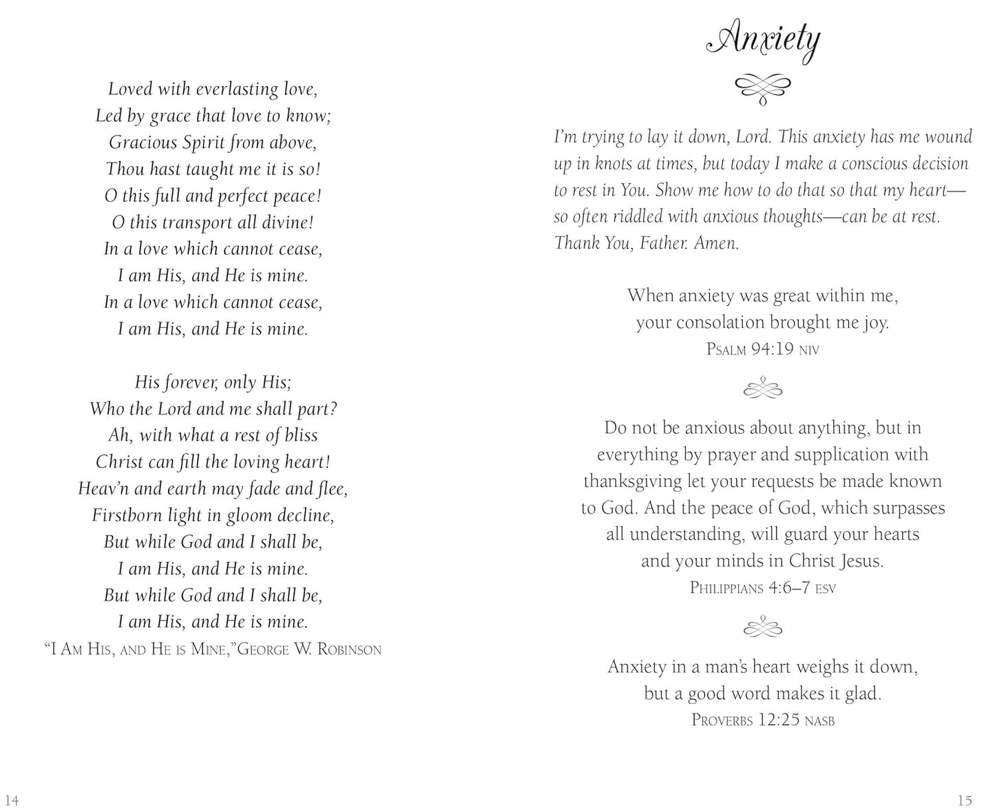 The Bible Promise Book for the Anxious Heart Paperback