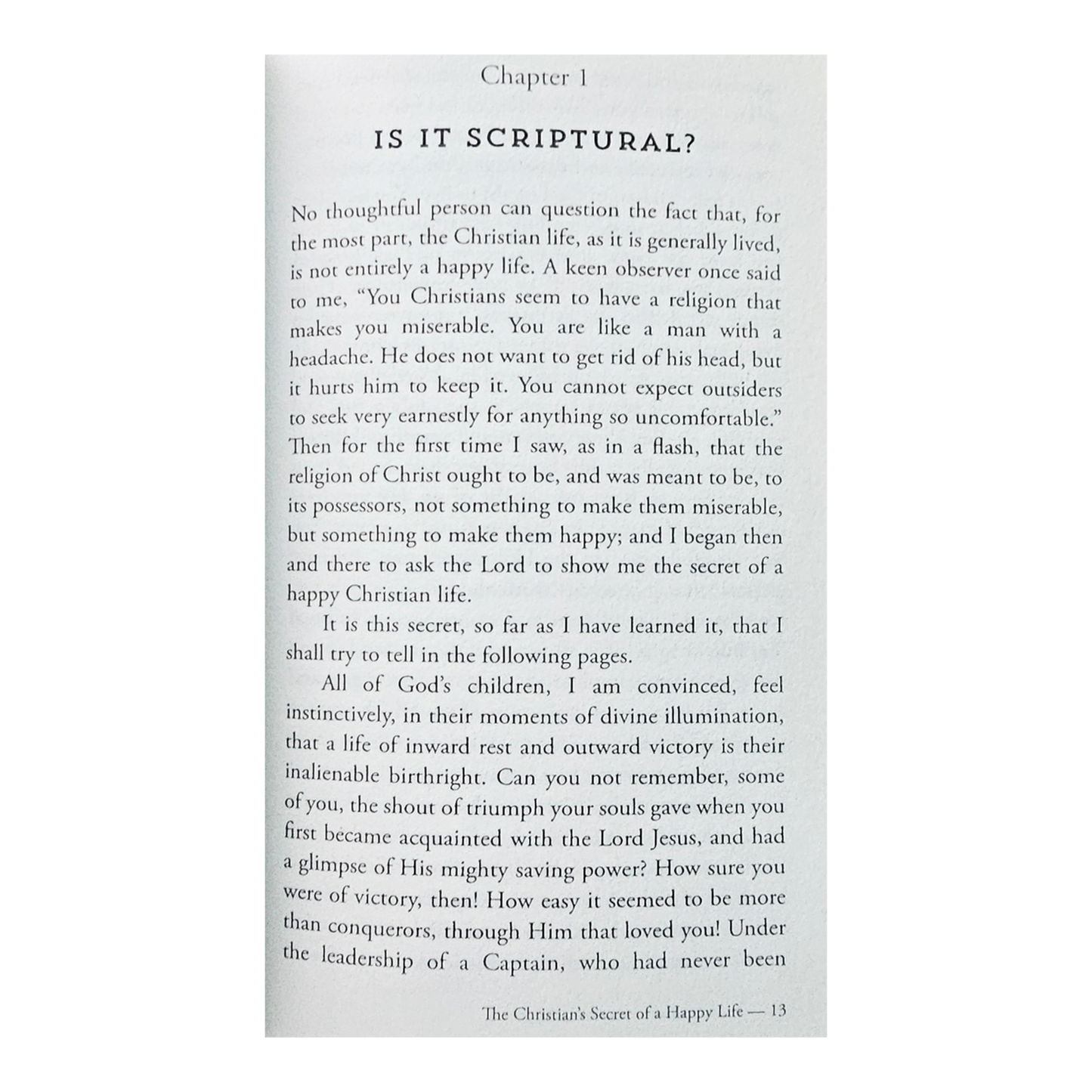The Christian's Secret of a Happy Life Paperback by Hannah Whitall Smith