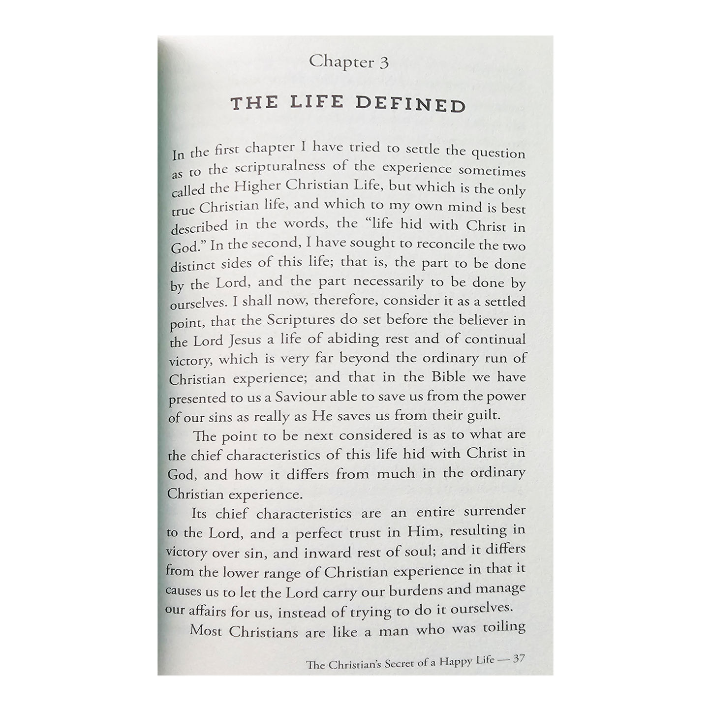 The Christian's Secret of a Happy Life Paperback by Hannah Whitall Smith