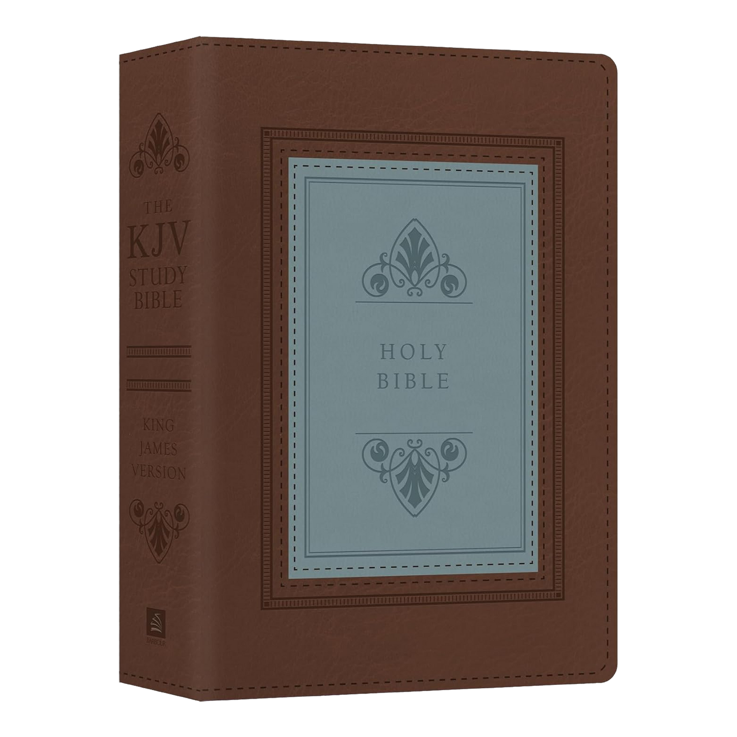 The KJV Study Bible - Large Print - Indexed [Teal Inlay] (King James Bible) Imitation Leather – Large Print