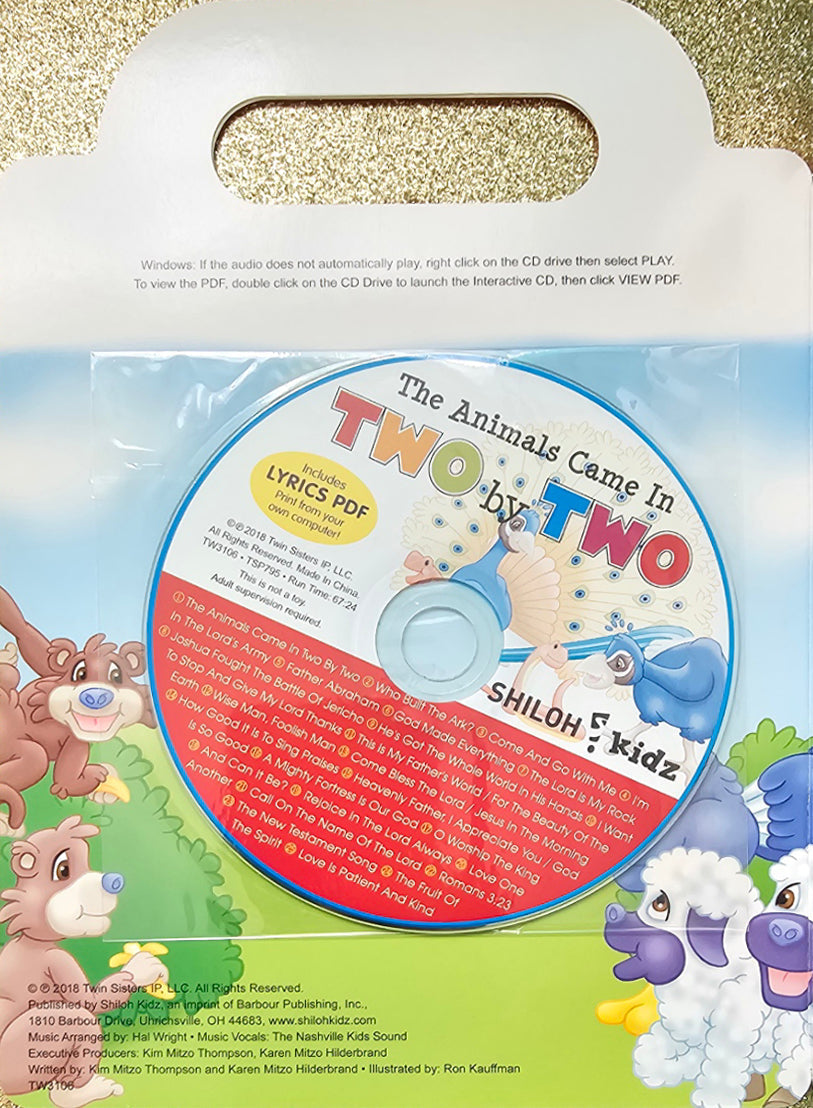 The Animals Came in Two by Two: Sing-a-Story Book with CD Board book – Picture Book by Kim Mitzo Thompson, Karen Mitzo Hilderbrand
