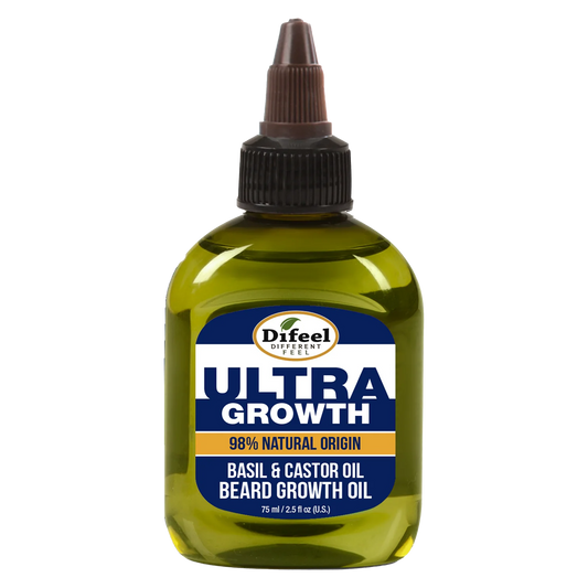 Difeel MENS Ultra Growth Basil and Castor Beard Oil 2.5 oz.