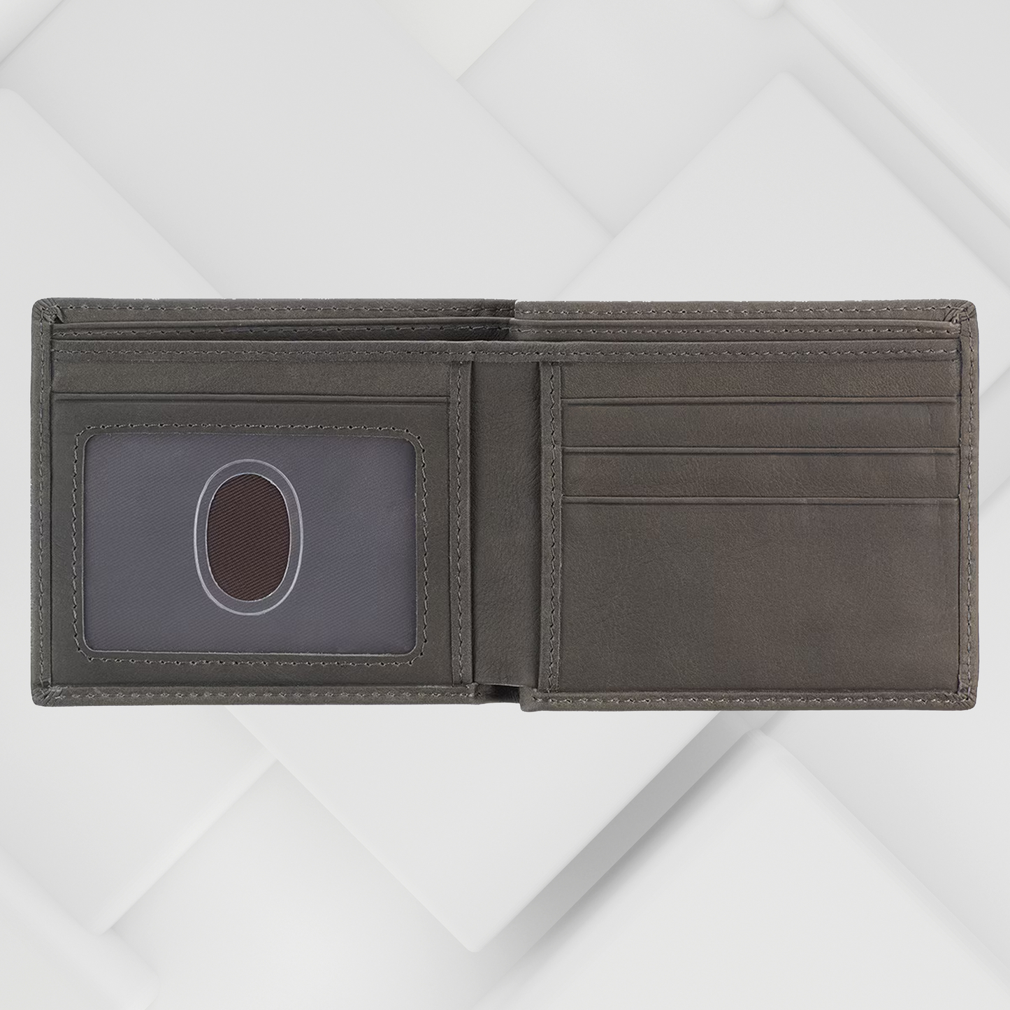 Salt Of The Earth Gray Genuine Leather Wallet