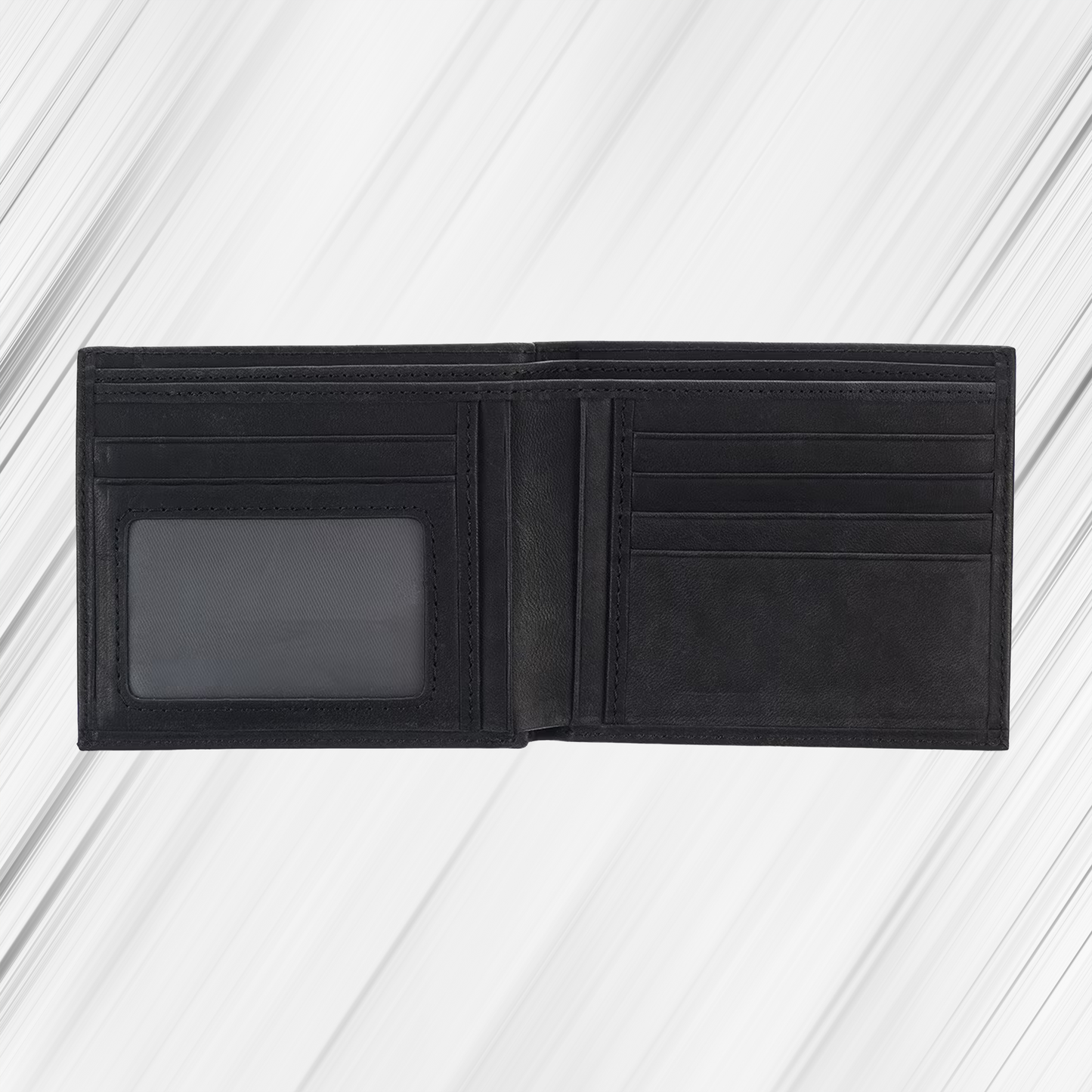 Silver Cross Black Genuine Leather Wallet