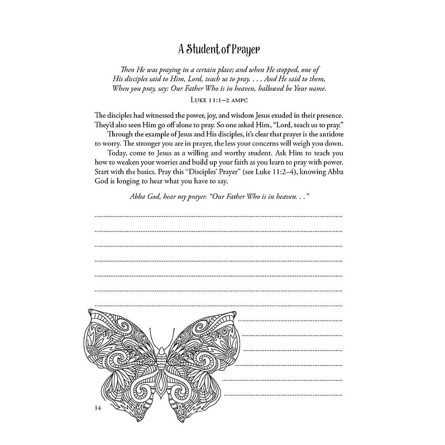 Worry Less, Pray More: A Devotional Coloring Journal for Women Imitation Leather