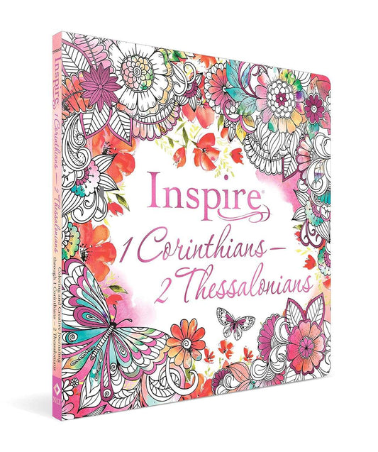 Inspire: 1 Corinthians--2 Thessalonians (Softcover): Coloring & Creative Journaling Paperback – Adult Coloring Book