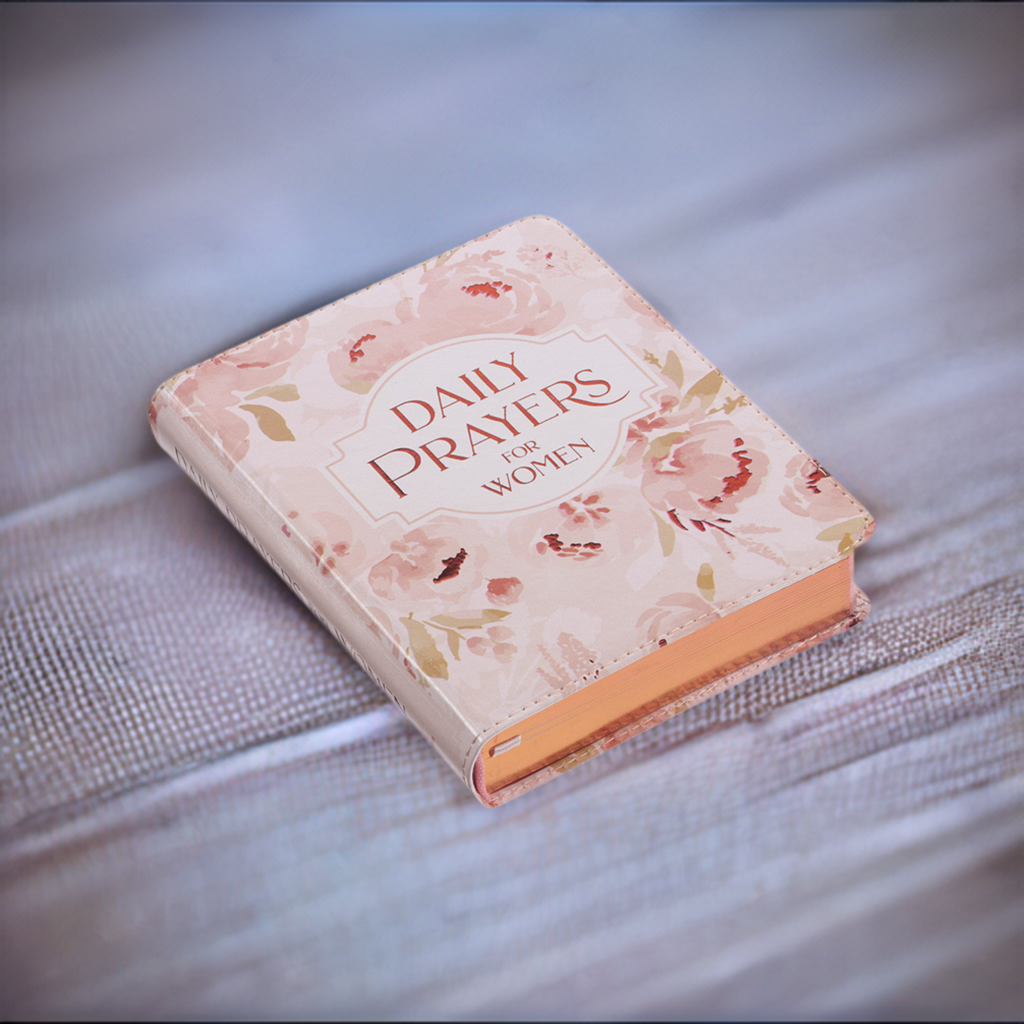Daily Prayers for Women Pink Floral Faux Leather Devotional BY RONALD A BEERS, AMY E MASON, KATHERINE J BUTLER
