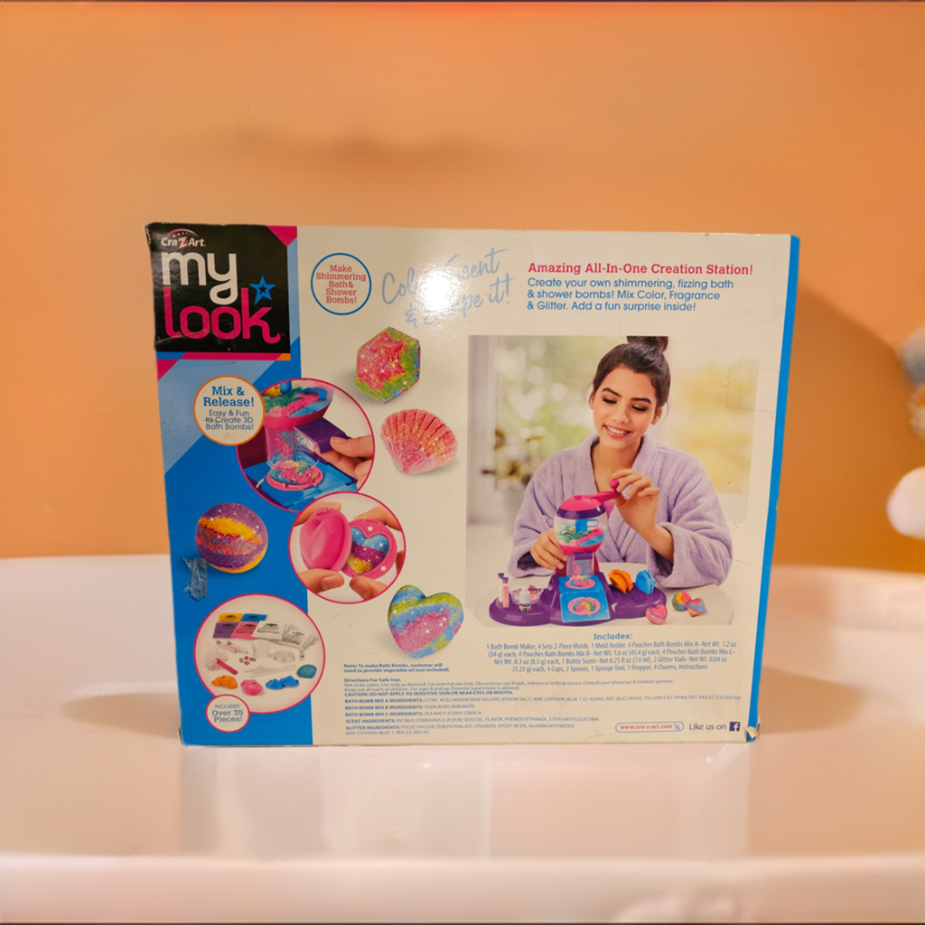 My Look Spa Creations Bath Bomb Maker Cra Z Art Bath Body Kit Craft Toy