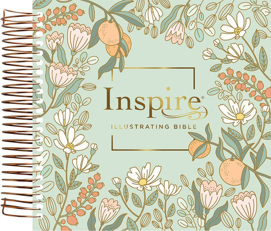 NLT Inspire Illustrating Bible, Filament Enabled The Spiral Bible by Tyndale House Publishers