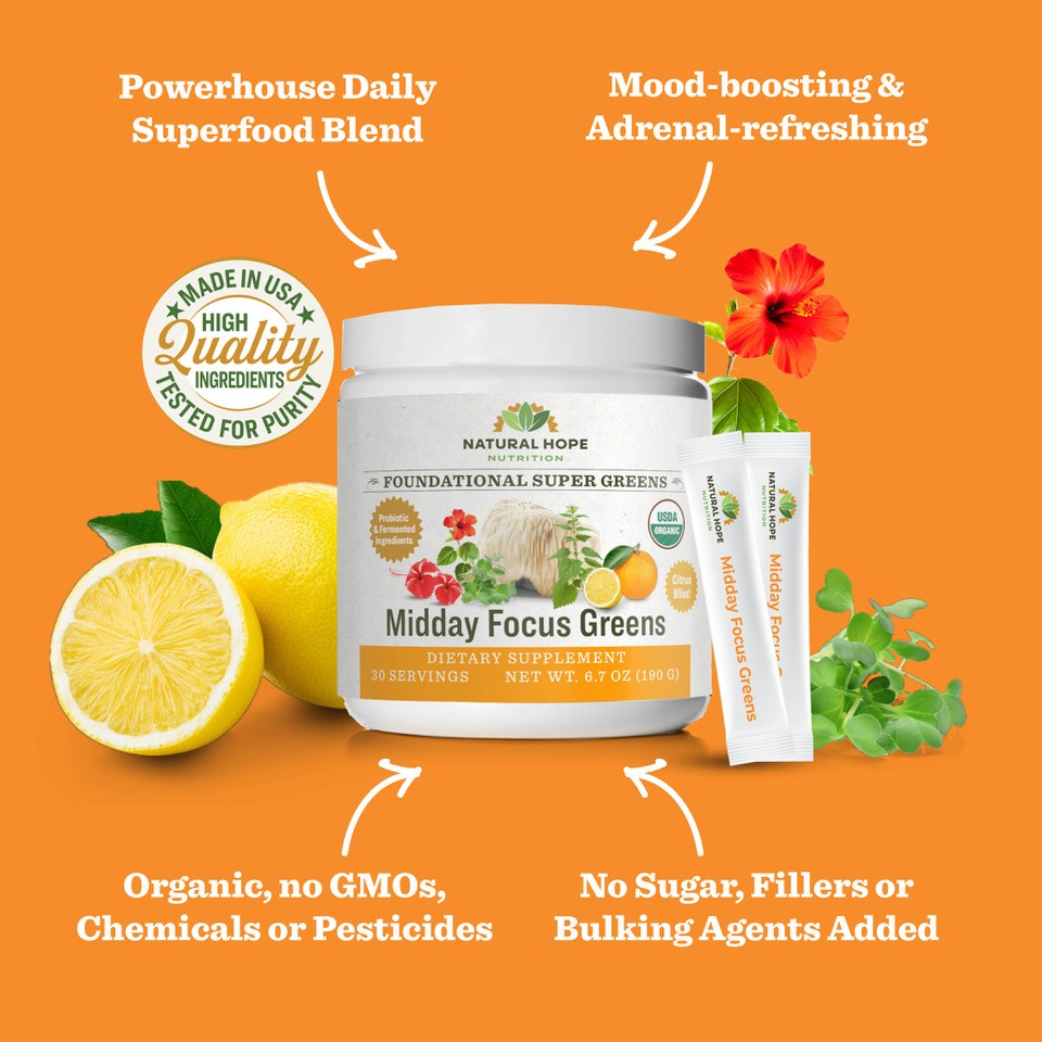 Midday Focus Greens Sticks